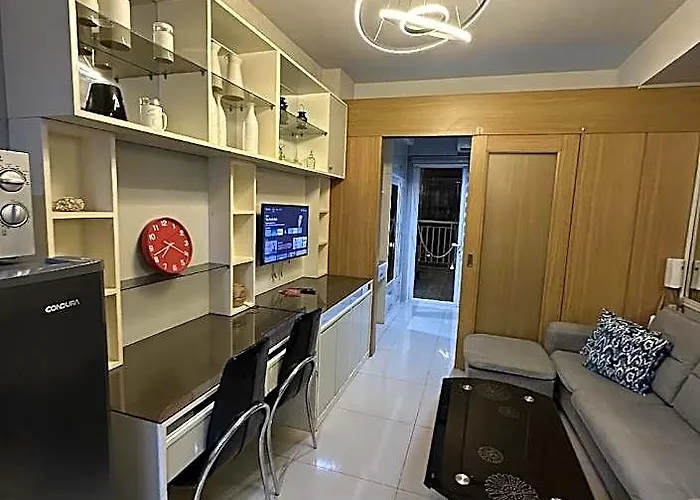 Kathy's Crib 38sqm Unit With Big Balcony Pool View Hotel Manila